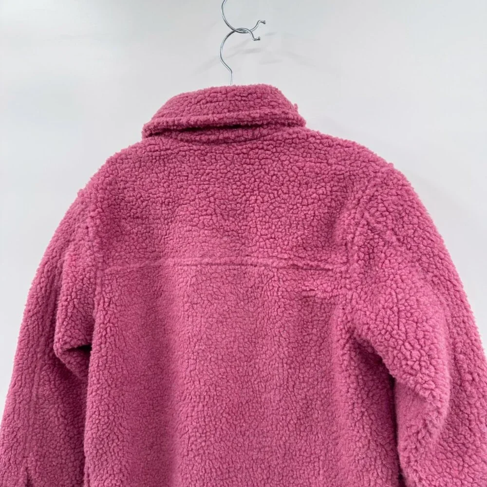 NEW Art Class Girls Shearling Shacket Coat - Size Medium
